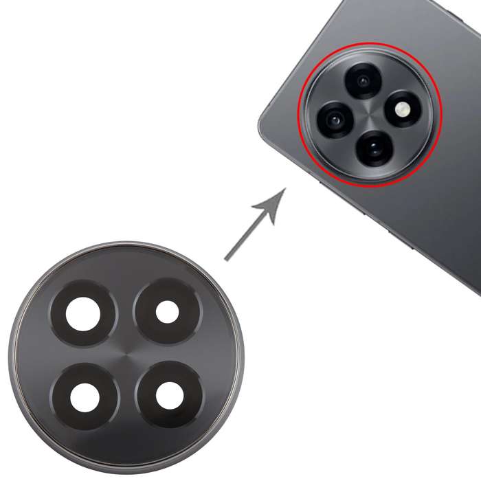 For OnePlus 13R Original Rear Camera Lens Cover (Titanium Color)