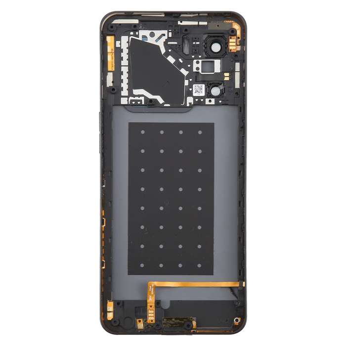 For ZTE nubia Neo 3 Plastic Battery Back Cover with Middle Frame / Camera Lens Cover(Silver)