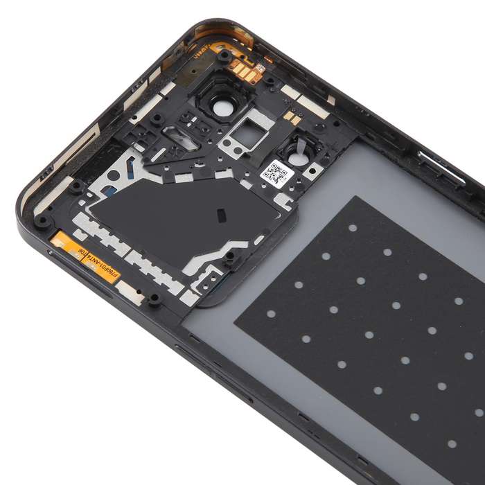 For ZTE nubia Neo 3 Plastic Battery Back Cover with Middle Frame / Camera Lens Cover(Silver)