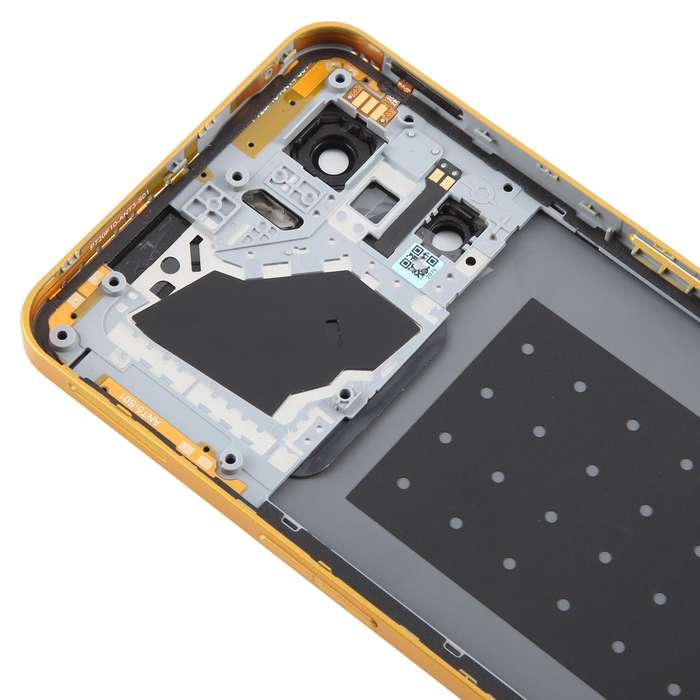 For ZTE nubia Neo 3 Plastic Battery Back Cover with Middle Frame / Camera Lens Cover(Silver)
