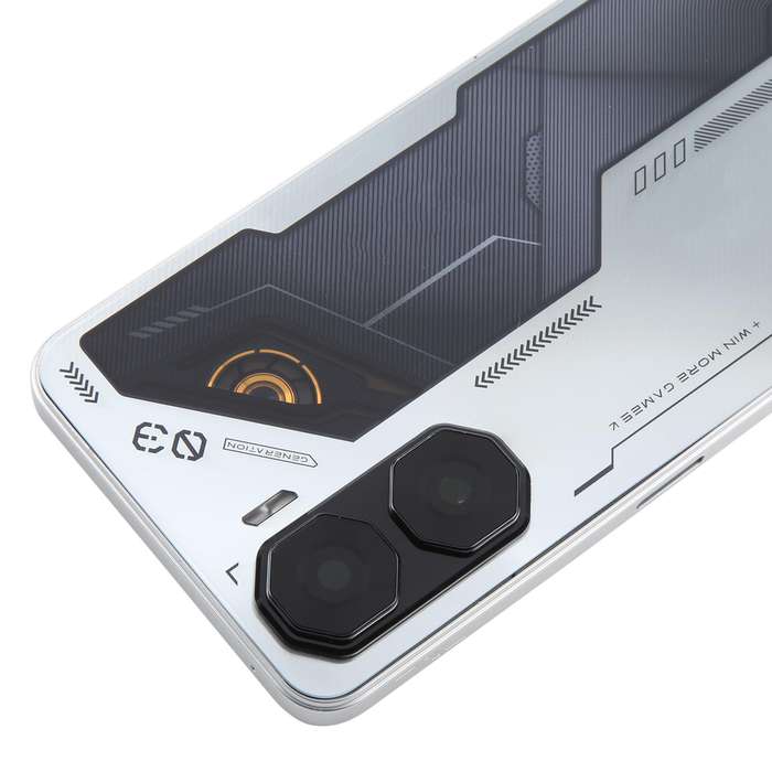 For ZTE nubia Neo 3 Plastic Battery Back Cover with Middle Frame / Camera Lens Cover(Silver)