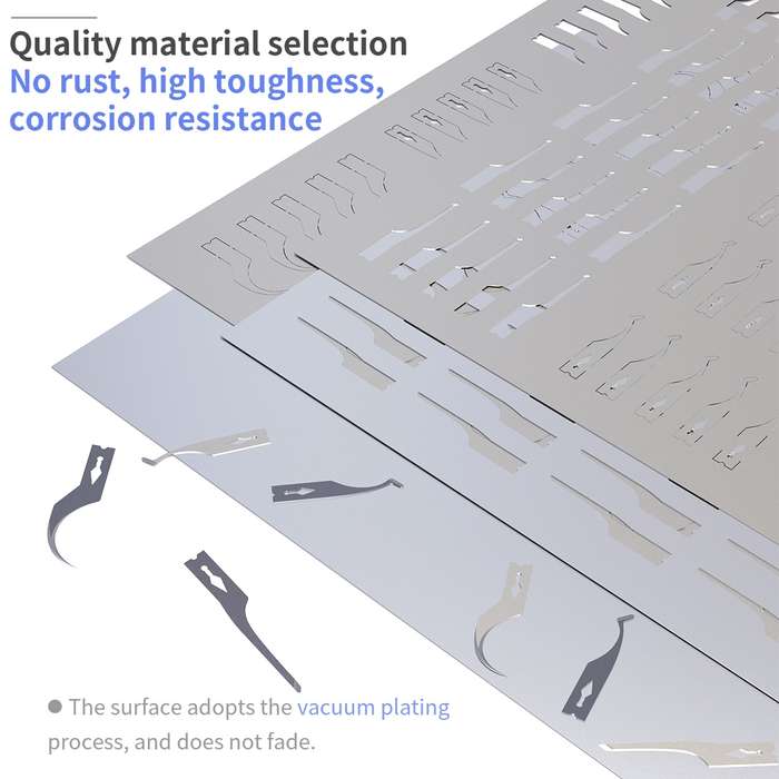 18 Kinds 3 in 1 CPU IC Glue Remove Handmade Knife, MA:1.0