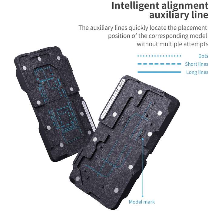 Qianli 10 in 1 Middle Frame Reballing Platform For iPhone X / XS / XS Max / 11 / 11 Pro / 11 Pro Max