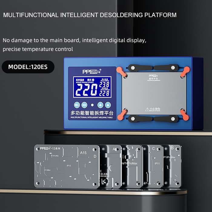PPD Multifunctional Intelligent Desoldering Platform for iPhone 11 to 14 Pro Max, EU Plug