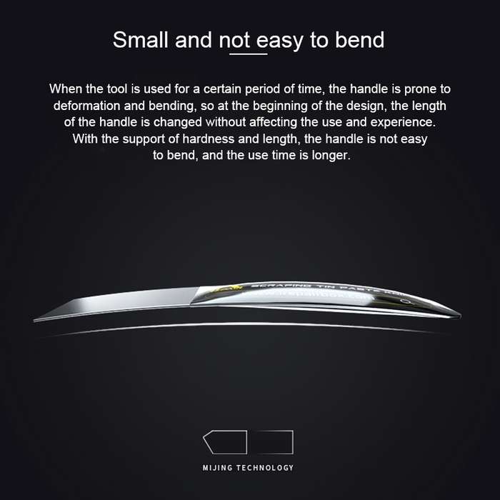 Mijing 2 in 1 Non Magnetic Svraping Tin Knife