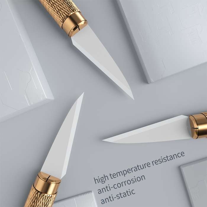 Mijing 3 in1 Antistatic Ceramic Knife Set
