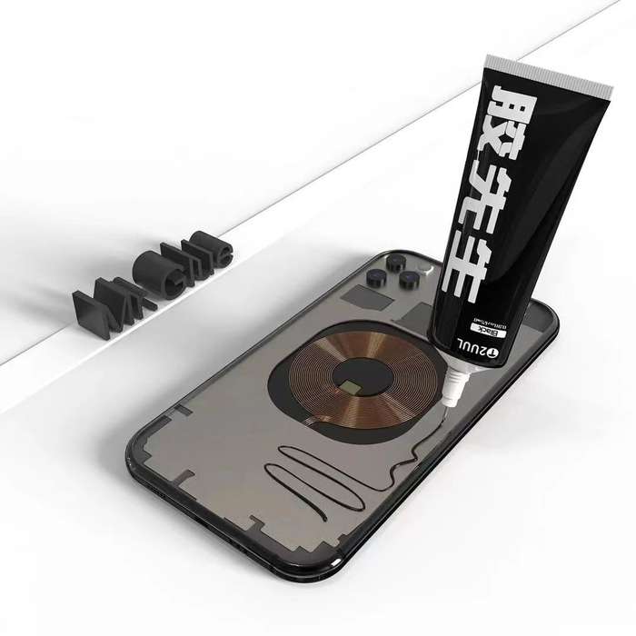 2UUL Mr Glue 25ml Strong Adhesive for Repair (Black)