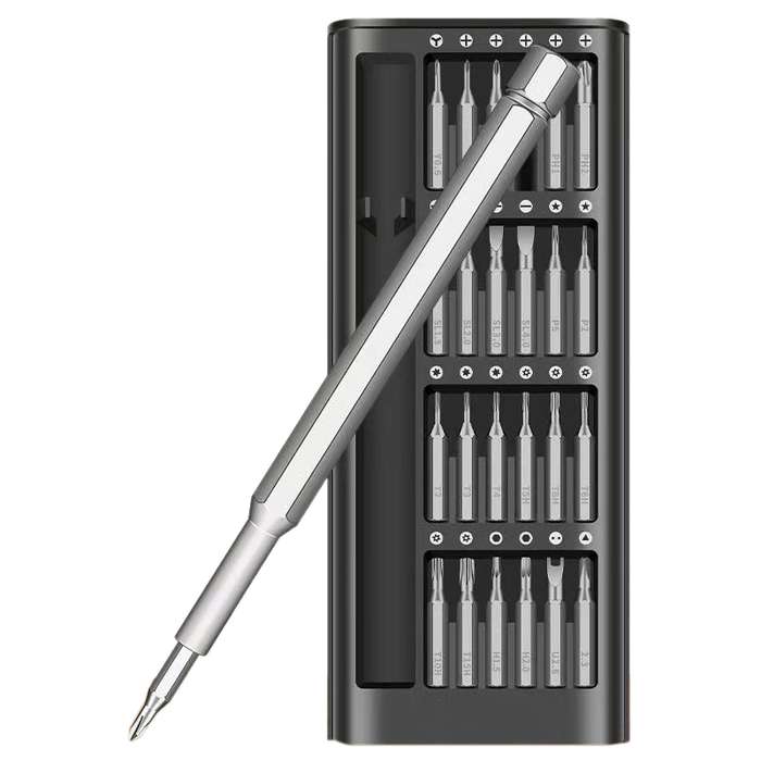 25 in 1 Screwdriver Set Magnetic Repair Tools, Aluminum Alloy Handle