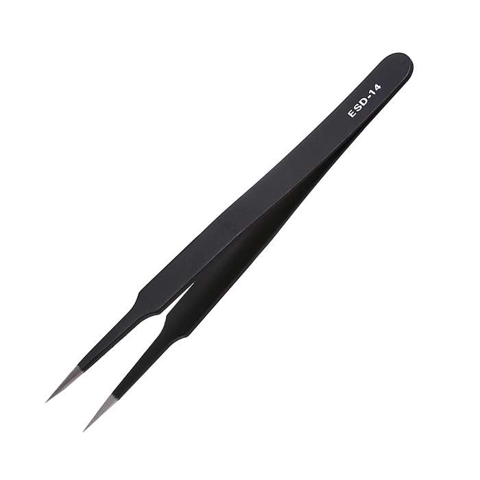 6 in 1 Stainless Steel Anti Static Tweezers Set