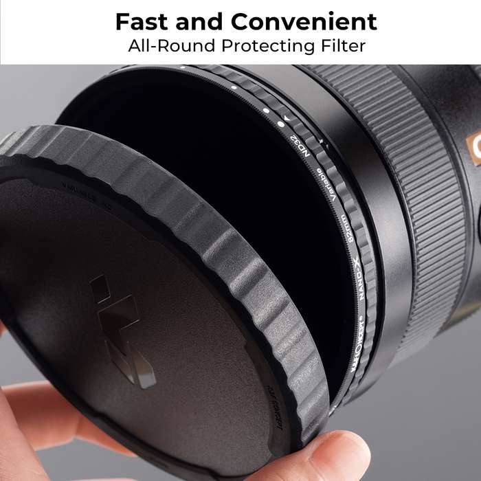K&F CONCEPT KF01.1725 82mm ND2-ND32 Variable Fader ND Filter Lens with Lens Cap