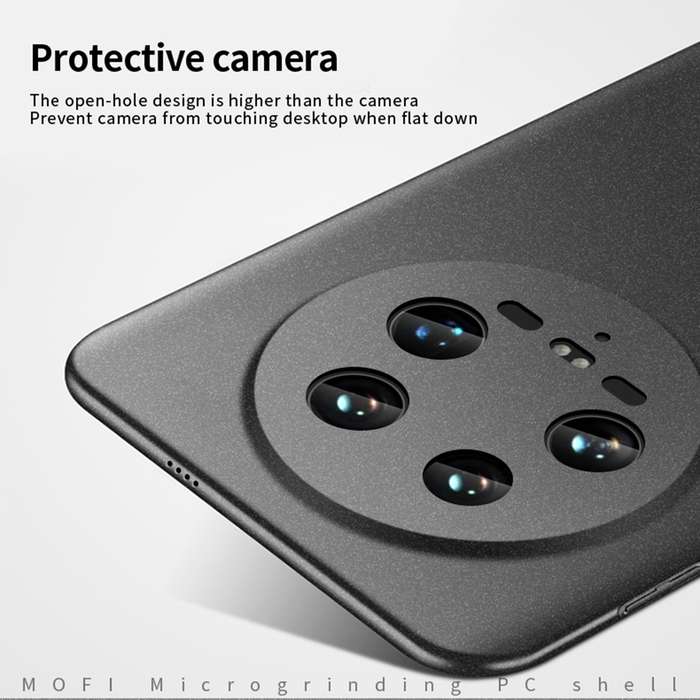 For Xiaomi 14 Ultra MOFI Fandun Series Frosted PC Ultra-thin All-inclusive Phone Case(Blue)