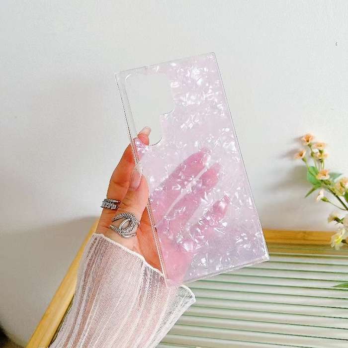 For Samsung Galaxy S23 FE 5G Shell Pattern TPU Protective Phone Case(Pink)
