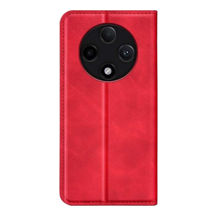 For OPPO A3 Pro 5G Retro-skin Magnetic Suction Leather Phone Case(Red)