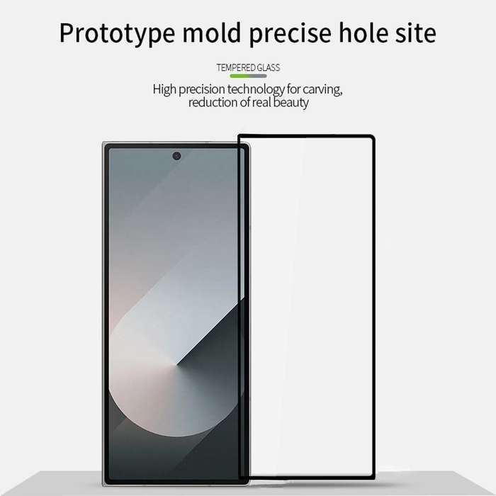 For Samsung Galaxy Z Fold6 MOFI 9H 2.5D Full Screen Tempered Glass Film(Black)