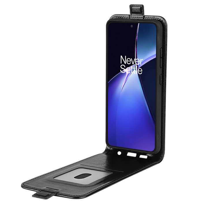 For OnePlus Nord CE4 Lite 5G R64 Texture Single Vertical Flip Leather Phone Case(Black)