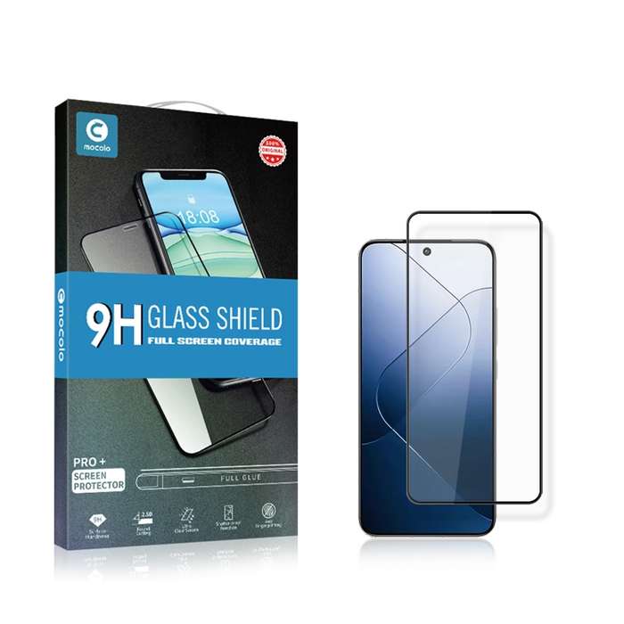 For Xiaomi 14 mocolo 2.5D Full Glue Full Cover Tempered Glass Film