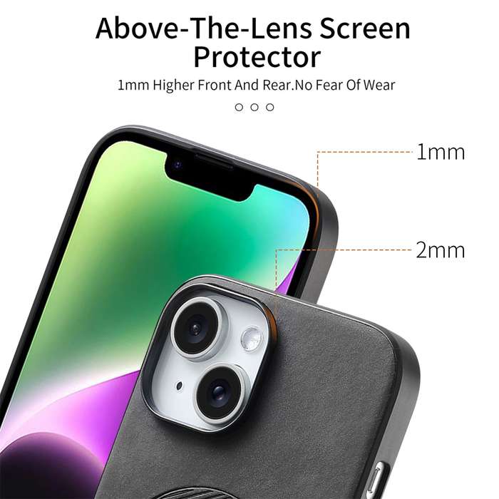 For iPhone 12 Pro Solid Color Retro Magsafe PU Back Cover Phone Case(Black)