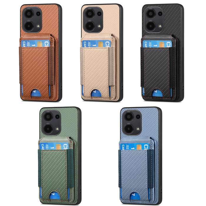 For Xiaomi Redmi Note 10 Pro 4G Carbon Fiber Vertical Flip Wallet Stand Phone Case(Green)