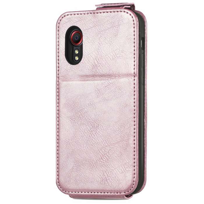 For Samsung Galaxy XCover 5 Zipper Wallet Vertical Flip Leather Phone Case(Pink)
