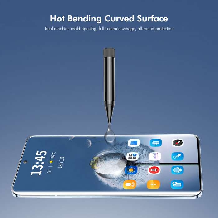 For OPPO Find X6 Pro 2pcs ENKAY Hat-Prince UV Full Glue Tempered Glass Film