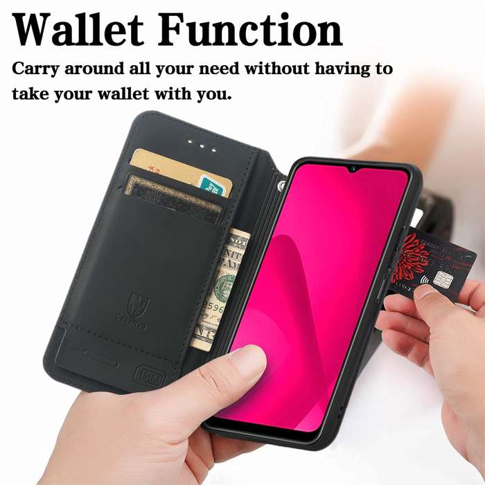 For T-Mobile REVVL 7 Pro 5G CaseNeo Colorful Magnetic Leather Phone Case(Colorful Cube)