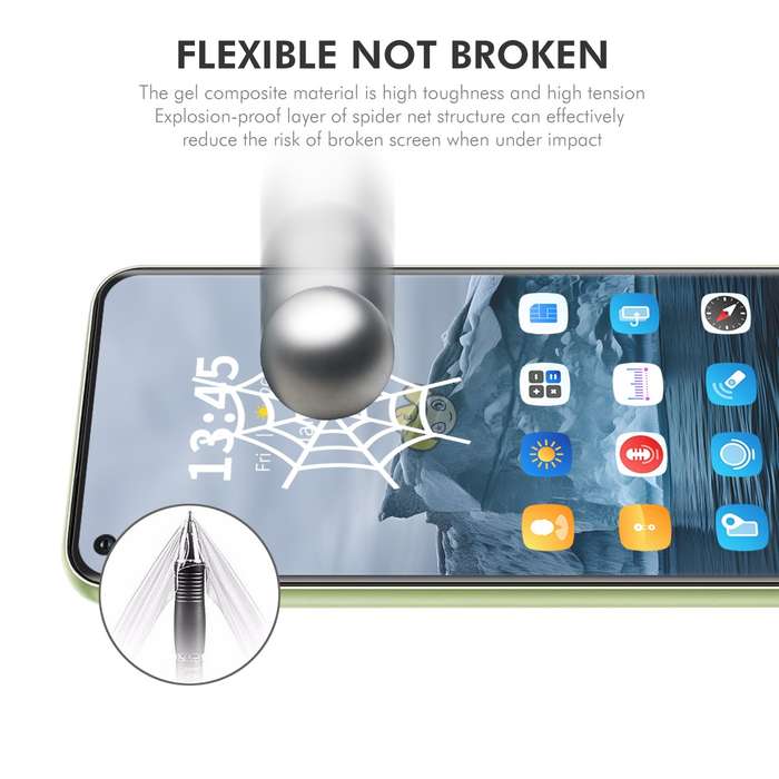For Realme X7 Max 5G 2pcs ENKAY Hat-Prince Full Glue Coverage Soft Explosion-proof Hydrogel Fil