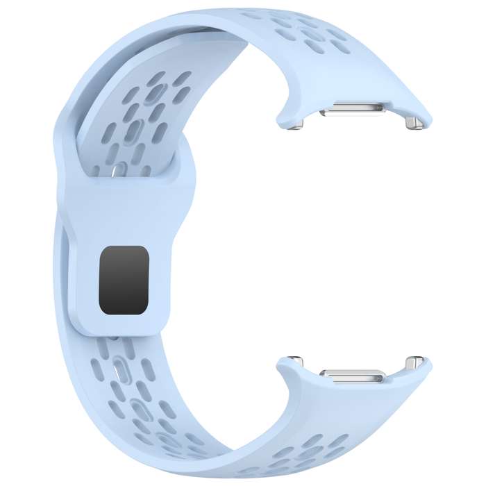 For Samsung Galaxy Watch Ultra 47mm Reverse Buckle Silicone Breathable Watch Band(Blue)
