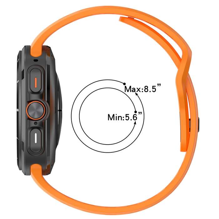 For Samsung Galaxy Watch Ultra 47mm Reverse Buckle Silicone Breathable Watch Band(Blue)