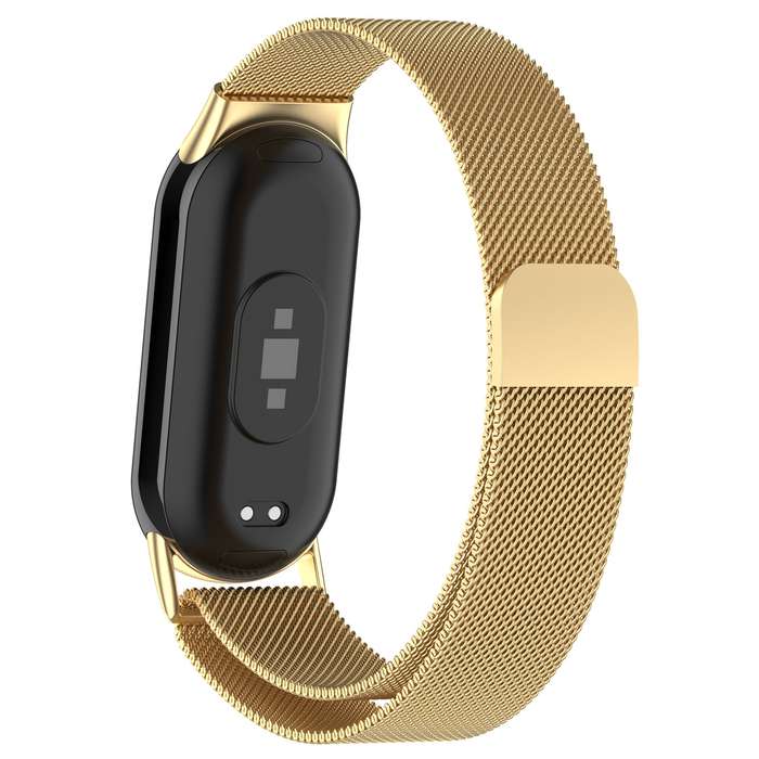 For Xiaomi Smart Band 9 / 9 NFC Milan Magnetic Stainless Steel Watch Band(Gold)