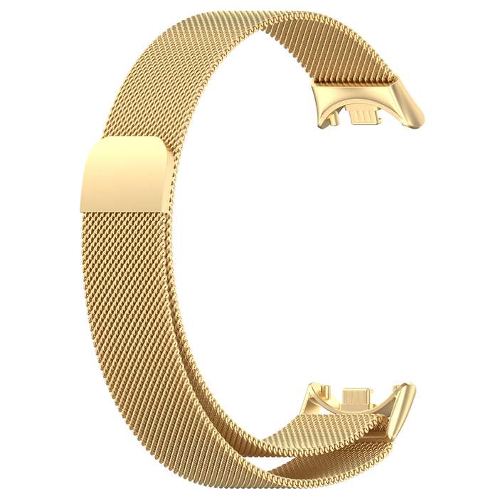 For Xiaomi Smart Band 9 / 9 NFC Milan Magnetic Stainless Steel Watch Band(Gold)