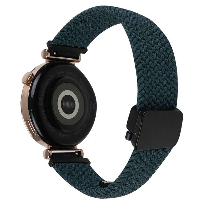 For Huawei Watch 2 20mm Magnetic Buckle Braided Watch Band(Forest Green)