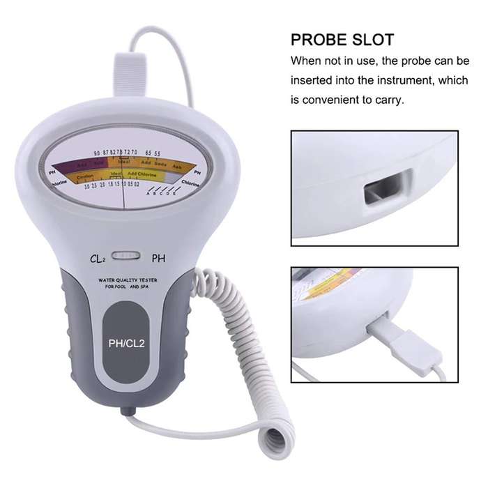 PC102 Swimming Pool Water Quality Tester PH Test Pen Chlorine Gas Water Quality Tester