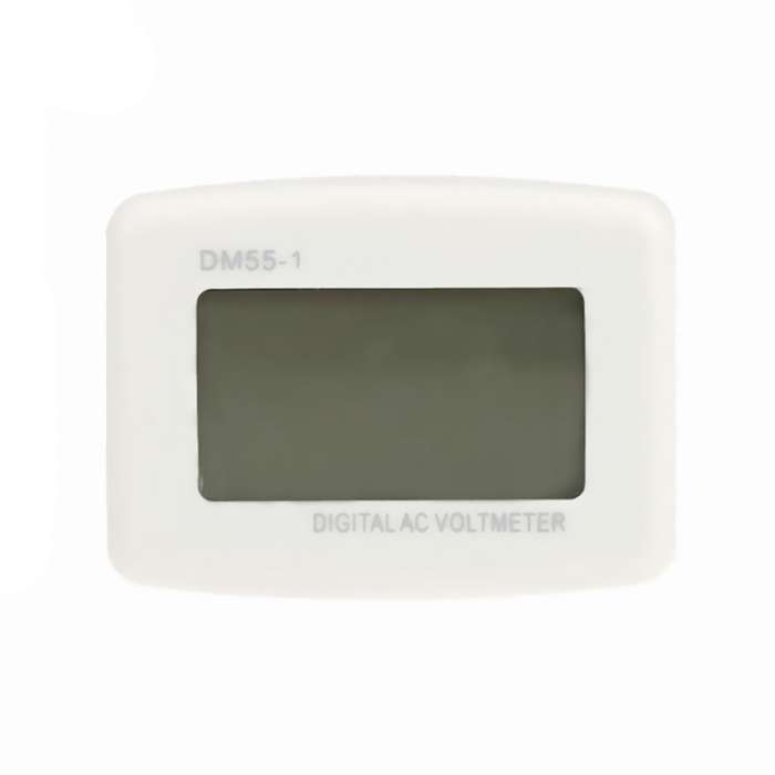 Digital Voltmeter LCD Display LCD Voltmeter Plug-type Electric Meter(EU Plug 220V)