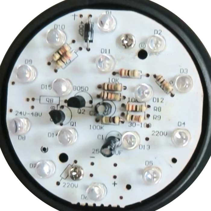 LED Strobe Warning Light Indicating Engineering Lights Fault Lights Flashing Mini Security Lights (B