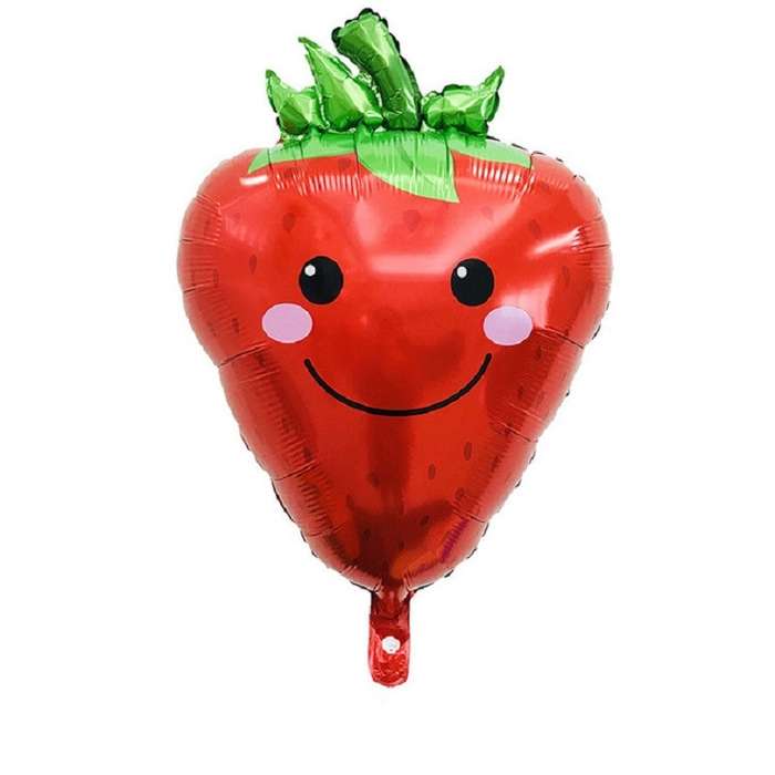 2 PCS Cartoon Vegetables and Fruits Aluminum Film Balloon Children Party Decoration Supplies Inflata