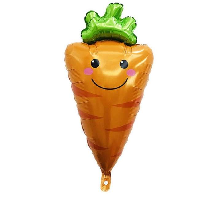 2 PCS Cartoon Vegetables and Fruits Aluminum Film Balloon Children Party Decoration Supplies Inflata