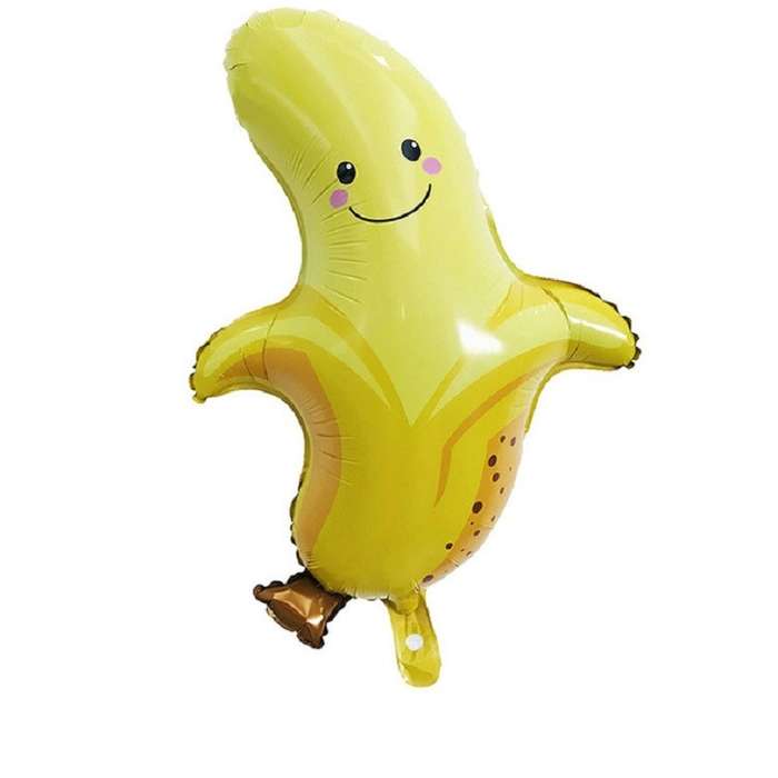 2 PCS Cartoon Vegetables and Fruits Aluminum Film Balloon Children Party Decoration Supplies Inflata