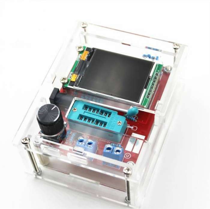 GM328 Transistor Tester Frequency Tester, Style:Black English