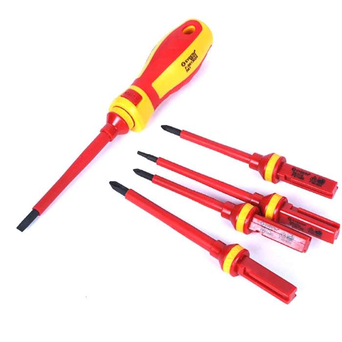13 in 1 VDE Industrial Telecommunications High Pressure Resistant Screwdriver Set Apple Phone Repair