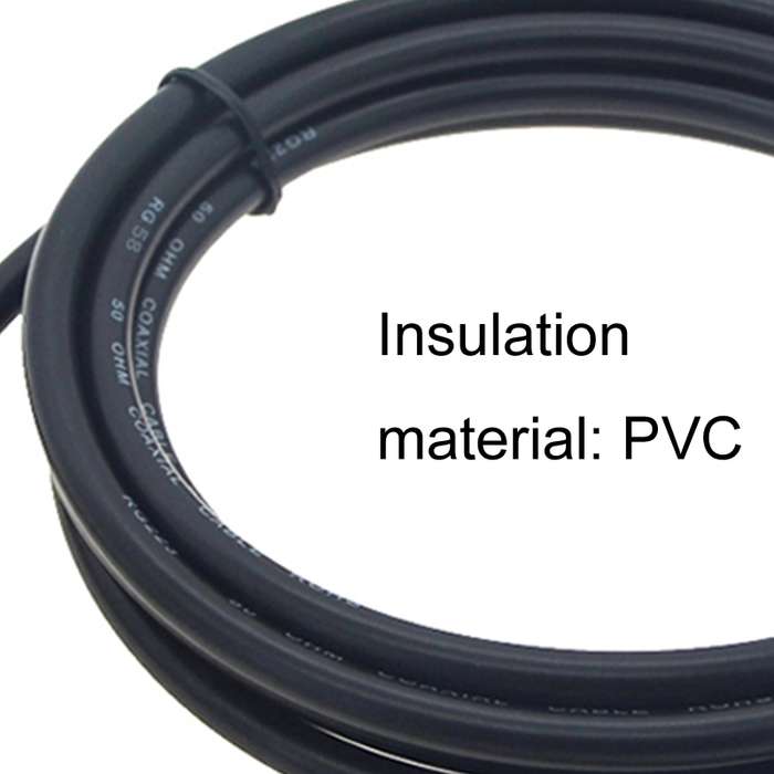 BNC Female To BNC Female RG58 Coaxial Adapter Cable, Cable Length:3m
