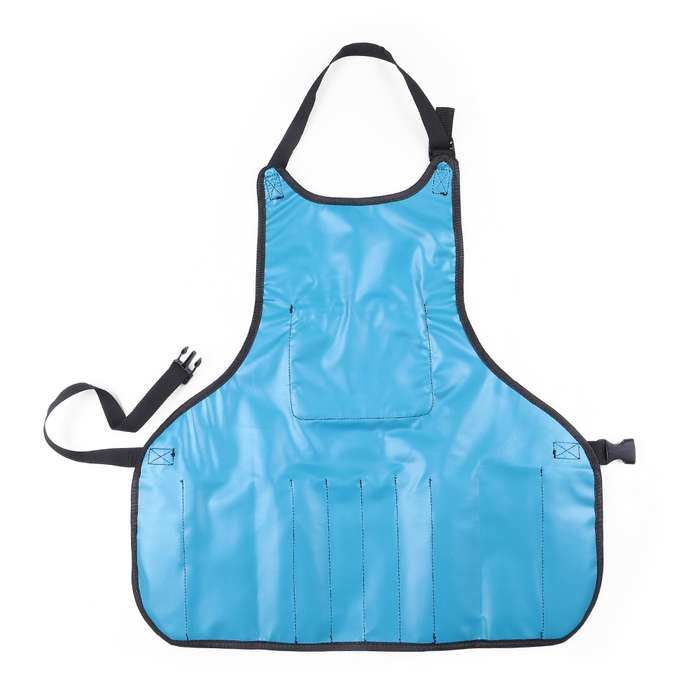 PENGGONG Waterproof Canvas Gardening Apron Tools Bag Electrician Tool Organizer For Toolkit(Blue)