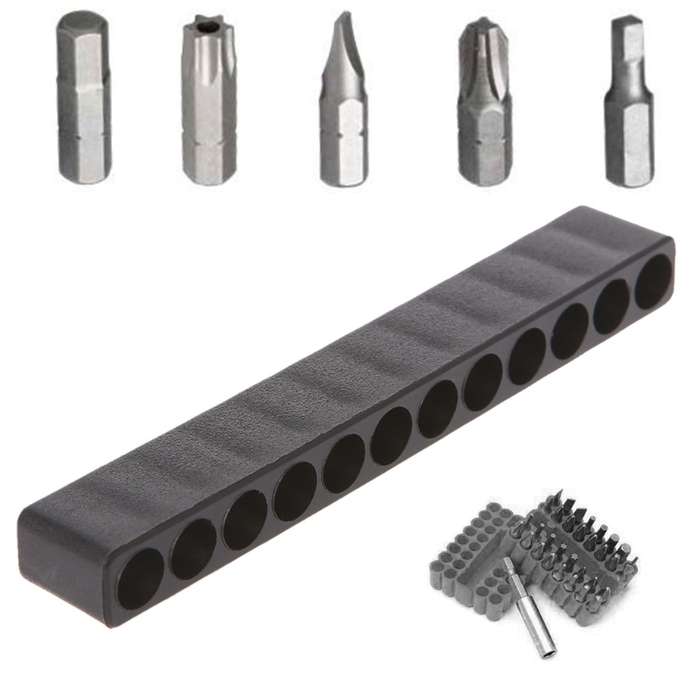 4 PCS Hex Shank Batch Head Storage And Storage Card Holder, Style:10-Hole