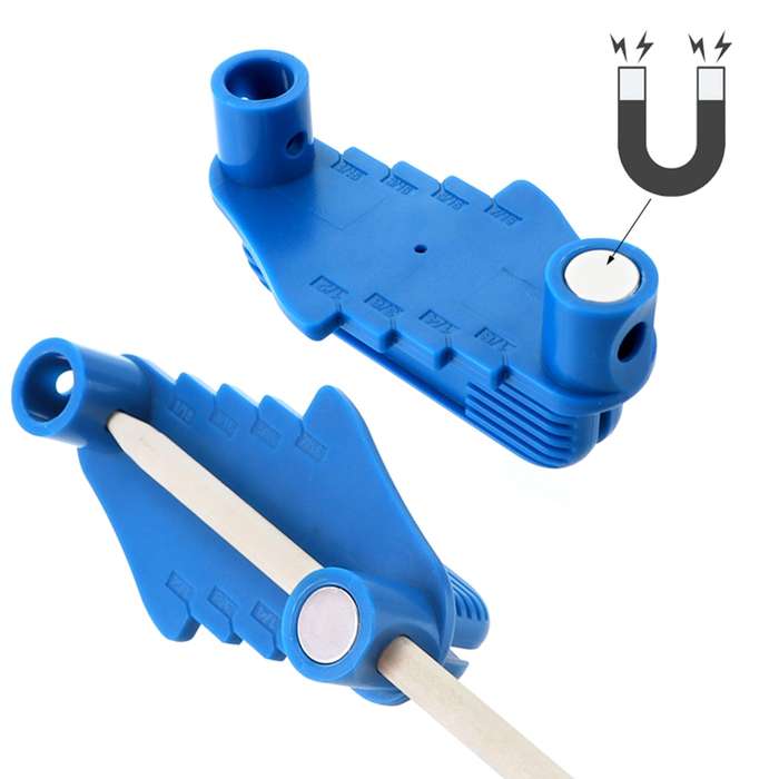 Multifunctional Scriber Woodworking Tools, Style:Scribe Blue (Without Pencil)