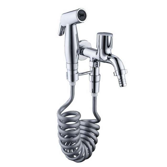 PU Plastic Plating Nozzle Spring Tube Washer Small Nozzle Hose, Style:2m Long