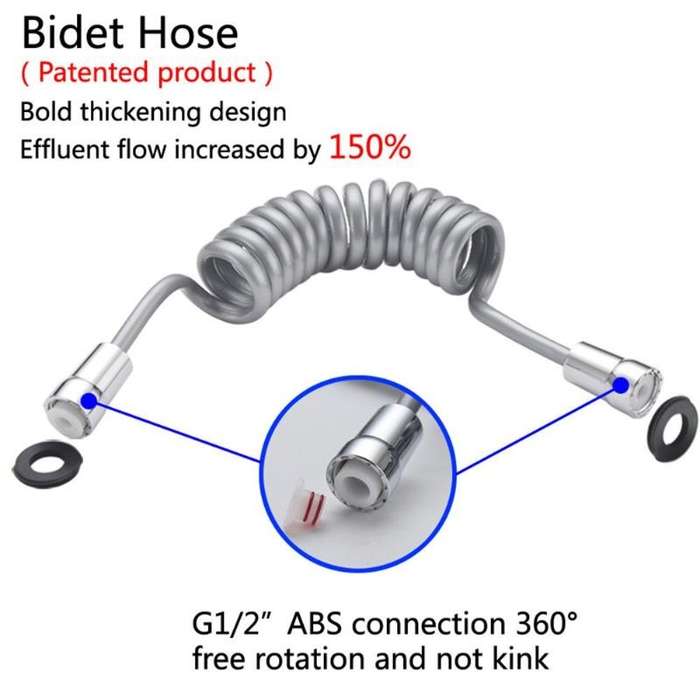 PU Plastic Plating Nozzle Spring Tube Washer Small Nozzle Hose, Style:Combination 3