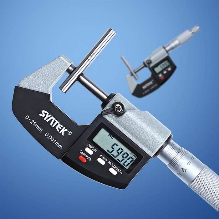 Digital Display Outer Diameter Micrometer 0.001mm High Precision Electronic Spiral Micrometer Thickn