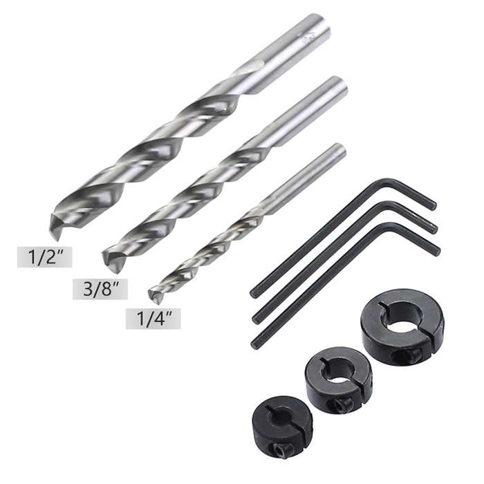 4 PCS / Set Woodworking Hole Locator Woodworking Special Hole Set Fixture Small Vertical Drilling Ho