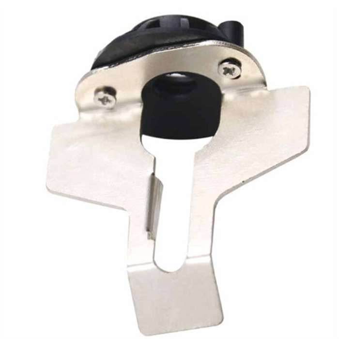 Outdoor Garden Sharpening Attachment Sawtooth Grinding Tool Electric Grinder(Black plastic + silver