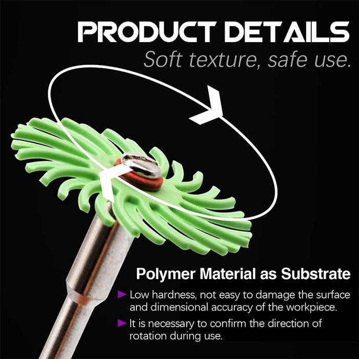 8 PCS Ivory Fruit Polishing Head Bloody Lotus Wood Carving Nuclear Carving Slit Grinding Head, Spec