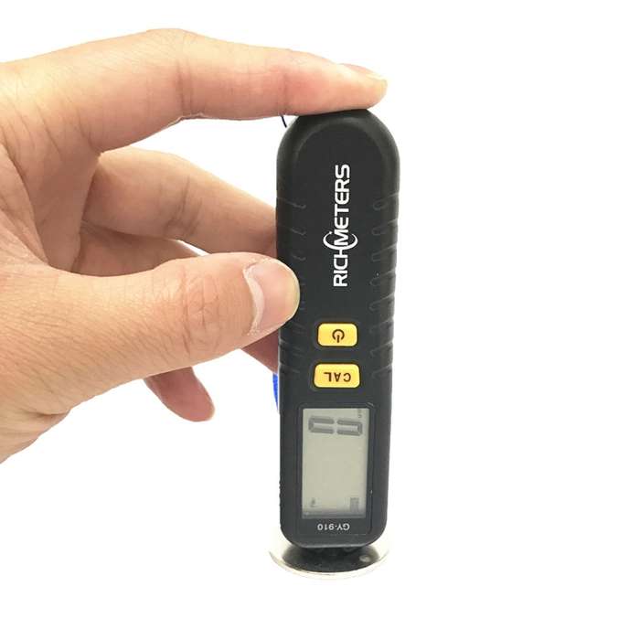 RICHMETERS GY910 Coating Thickness Gauge Metal Probe FE + NFE Iron and Aluminum Dual Use